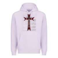 Lilac knights templar crusader cross ring order be without fear t shirt Premium Hoodie - linhVisuals