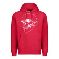 Cardinal creepy cool egirl eboy pastel goth vaporwave glitch skull sweatshirt Premium Hoodie - linhVisuals