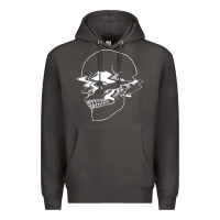 Smoke creepy cool egirl eboy pastel goth vaporwave glitch skull sweatshirt Premium Hoodie - linhVisuals