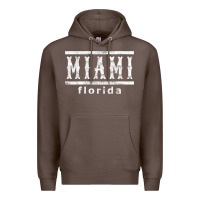 Coffee miami florida souvenir t shirt Premium Hoodie - linhVisuals