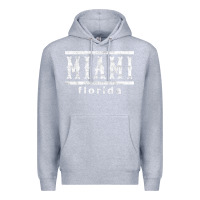 Heather Grey miami florida souvenir t shirt Premium Hoodie - linhVisuals