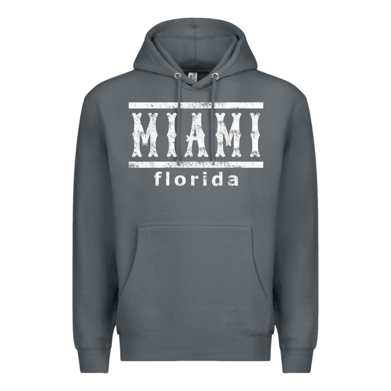 Miami Florida Souvenir T Shirt Premium Hoodie by linhVisuals | Teevron