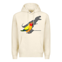 Tofu cute screaming parrot, birb memes, funny t rex sun conure t shirt Premium Hoodie - linhVisuals
