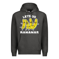 Charcoal Heather lets go bananas shirt  funny fruit pun shirt  banana t shirt Premium Hoodie - linhVisuals