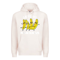 Pale Pink lets go bananas shirt  funny fruit pun shirt  banana t shirt Premium Hoodie - linhVisuals