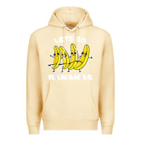 Pina Colada lets go bananas shirt  funny fruit pun shirt  banana t shirt Premium Hoodie - linhVisuals