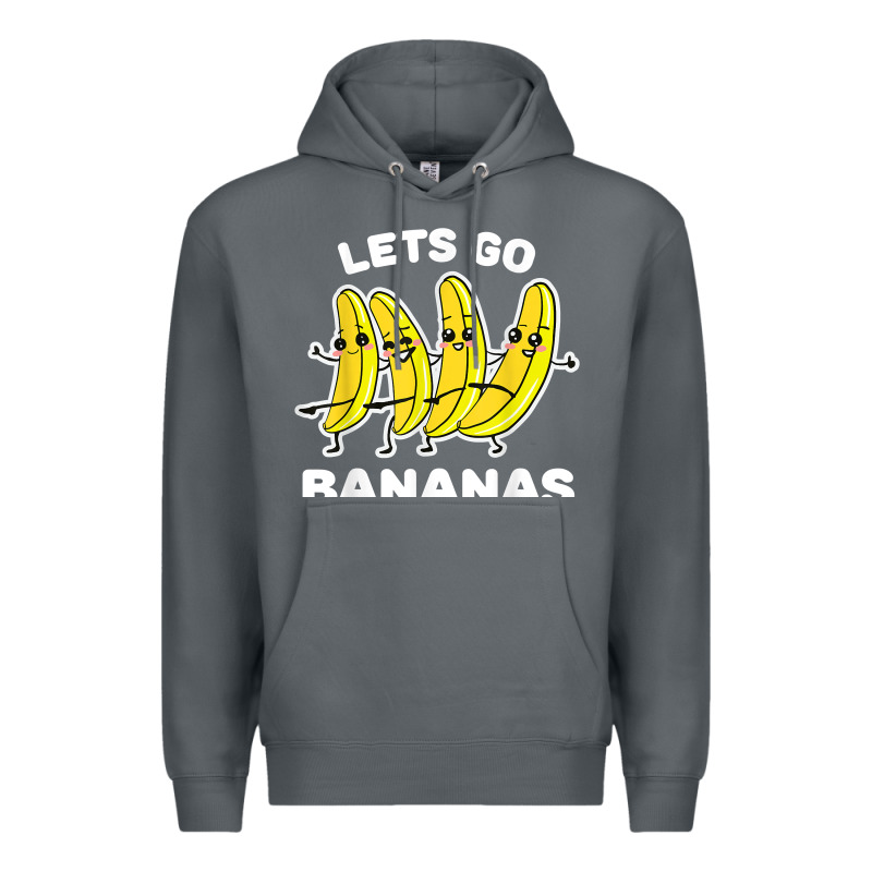 Lets Go Bananas Shirt  Funny Fruit Pun Shirt  Banana T Shirt Premium Hoodie by linhVisuals | Teevron