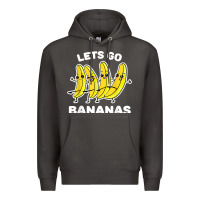 Smoke lets go bananas shirt  funny fruit pun shirt  banana t shirt Premium Hoodie - linhVisuals