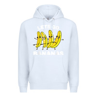 White lets go bananas shirt  funny fruit pun shirt  banana t shirt Premium Hoodie - linhVisuals