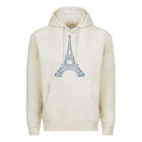 Oatmeal Heather eiffel tower with diamonds the parisian french love sign t shirt Premium Hoodie - linhVisuals