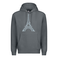 Rock eiffel tower with diamonds the parisian french love sign t shirt Premium Hoodie - linhVisuals
