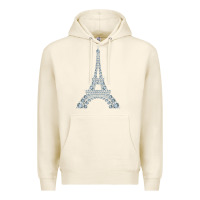 Tofu eiffel tower with diamonds the parisian french love sign t shirt Premium Hoodie - linhVisuals