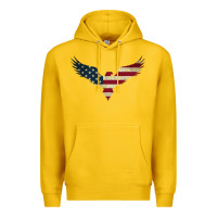 Lemon bald eagle  america Premium Hoodie - linhVisuals