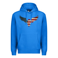 True Royal bald eagle  america Premium Hoodie - linhVisuals