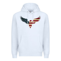 White bald eagle  america Premium Hoodie - linhVisuals