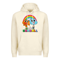 Sandshell cn the amazing world of gumball & darwin rainbow portrait pullover hoo Premium Hoodie - linhVisuals