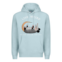 Blue Mist funny opossum possum tee live weird fake your death t shirt Premium Hoodie - linhVisuals