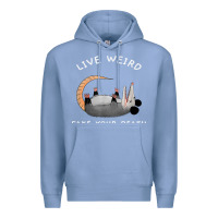Colony Blue funny opossum possum tee live weird fake your death t shirt Premium Hoodie - linhVisuals