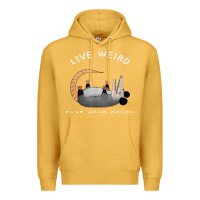 Mustard funny opossum possum tee live weird fake your death t shirt Premium Hoodie - linhVisuals
