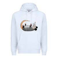 White funny opossum possum tee live weird fake your death t shirt Premium Hoodie - linhVisuals