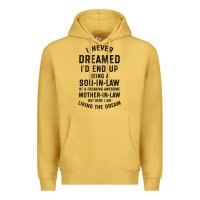 Antique Gold mens i never dreamed i'd end up being a son in law funny gift t shirt Premium Hoodie - linhVisuals