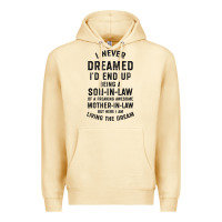 Pina Colada mens i never dreamed i'd end up being a son in law funny gift t shirt Premium Hoodie - linhVisuals