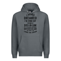 Rock mens i never dreamed i'd end up being a son in law funny gift t shirt Premium Hoodie - linhVisuals