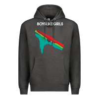 Charcoal Heather boys like girls [tb] Premium Hoodie - linhVisuals