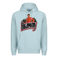 Blue Mist brawny paper towel guy Premium Hoodie - linhVisuals