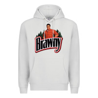 Dove Grey brawny paper towel guy Premium Hoodie - linhVisuals
