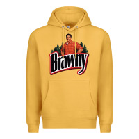 Mustard brawny paper towel guy Premium Hoodie - linhVisuals
