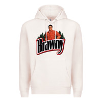 Pale Pink brawny paper towel guy Premium Hoodie - linhVisuals