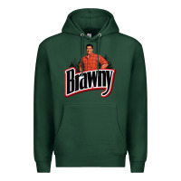 Sports Green brawny paper towel guy Premium Hoodie - linhVisuals