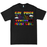 Black gay pride loading please wait Premium Tee - LillyAllenDesigns