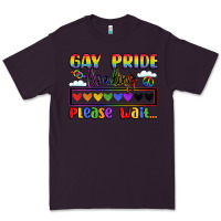 Plum gay pride loading please wait Premium Tee - LillyAllenDesigns