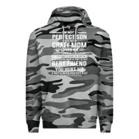 Slate Camo i'm not a perfect son but my crazy mom loves me mother's day t shirt Premium Hoodie - linhVisuals