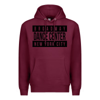 Burgundy broadway dance center [tw] Premium Hoodie - linhVisuals