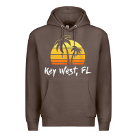 Coffee retro key west t shirt florida beach shirt Premium Hoodie - linhVisuals
