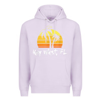 Lilac retro key west t shirt florida beach shirt Premium Hoodie - linhVisuals