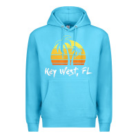 Ocean Blue retro key west t shirt florida beach shirt Premium Hoodie - linhVisuals