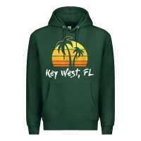 Sports Green retro key west t shirt florida beach shirt Premium Hoodie - linhVisuals