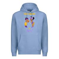 Colony Blue free throws or bows basketball baby gender reveal t shirt Premium Hoodie - linhVisuals