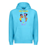 Ocean Blue free throws or bows basketball baby gender reveal t shirt Premium Hoodie - linhVisuals
