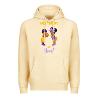 Pina Colada free throws or bows basketball baby gender reveal t shirt Premium Hoodie - linhVisuals