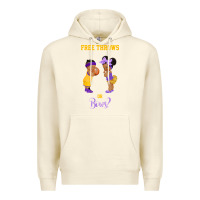 Sandshell free throws or bows basketball baby gender reveal t shirt Premium Hoodie - linhVisuals