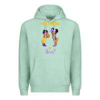 Seafoam free throws or bows basketball baby gender reveal t shirt Premium Hoodie - linhVisuals