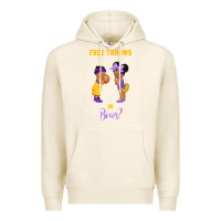 Tofu free throws or bows basketball baby gender reveal t shirt Premium Hoodie - linhVisuals