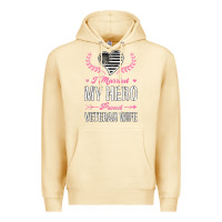 Pina Colada i married my hero proud veteran wife usa military husband t shirt Premium Hoodie - linhVisuals