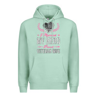 Seafoam i married my hero proud veteran wife usa military husband t shirt Premium Hoodie - linhVisuals