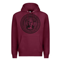 Burgundy city college of new york seal Premium Hoodie - linhVisuals